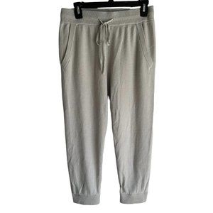 NILI LOTAN  Smokey Gray Drop Crotch Cashmere Paris Ladies Casual Sweatpants, M